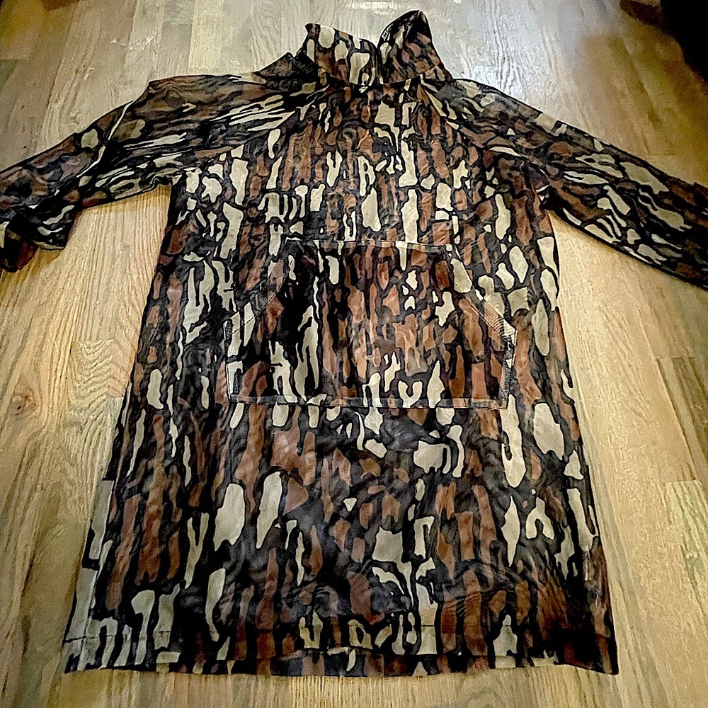 Stussy camo mesh hoodie